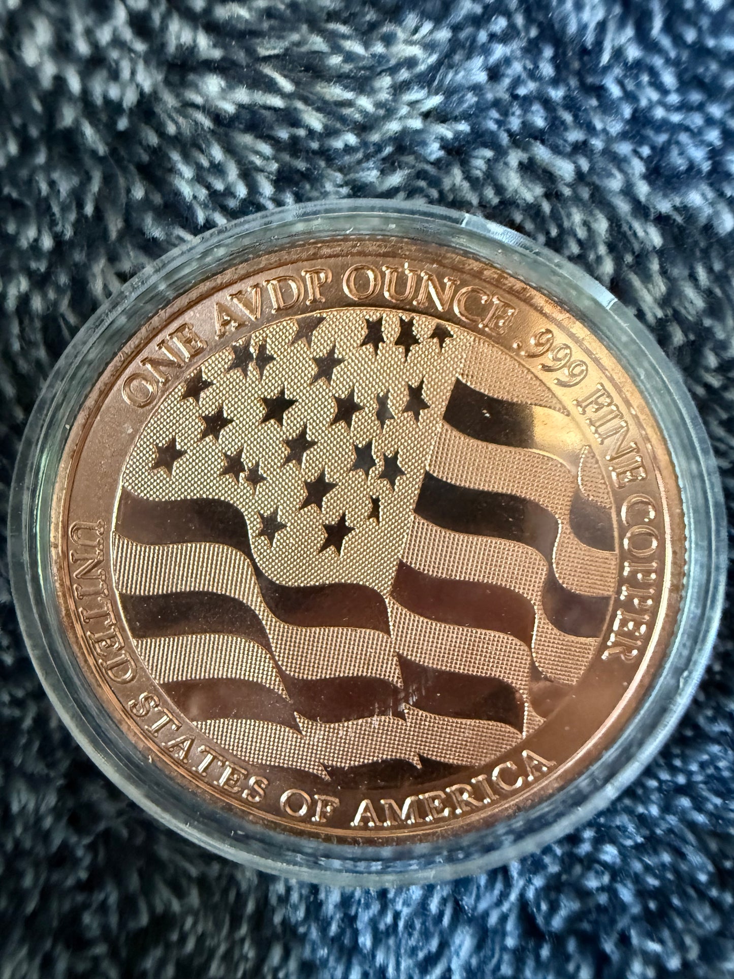 Eagle head copper