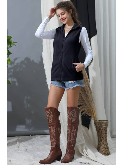 ZIP UP CASUAL VEST