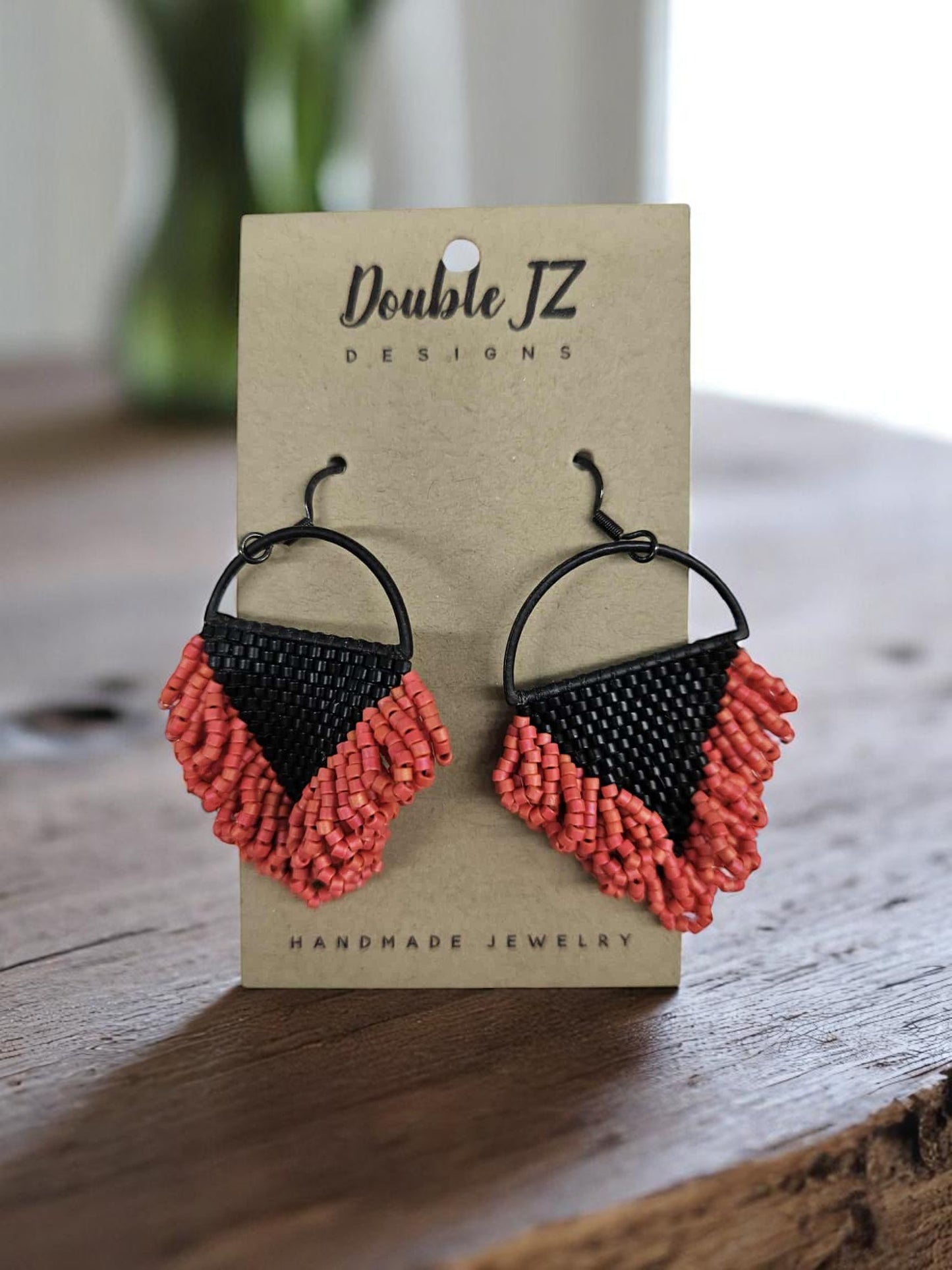 Beaded Fringe Earrings