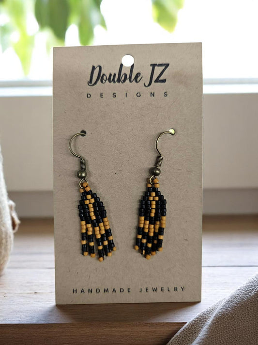 Beaded Fringe Earrings