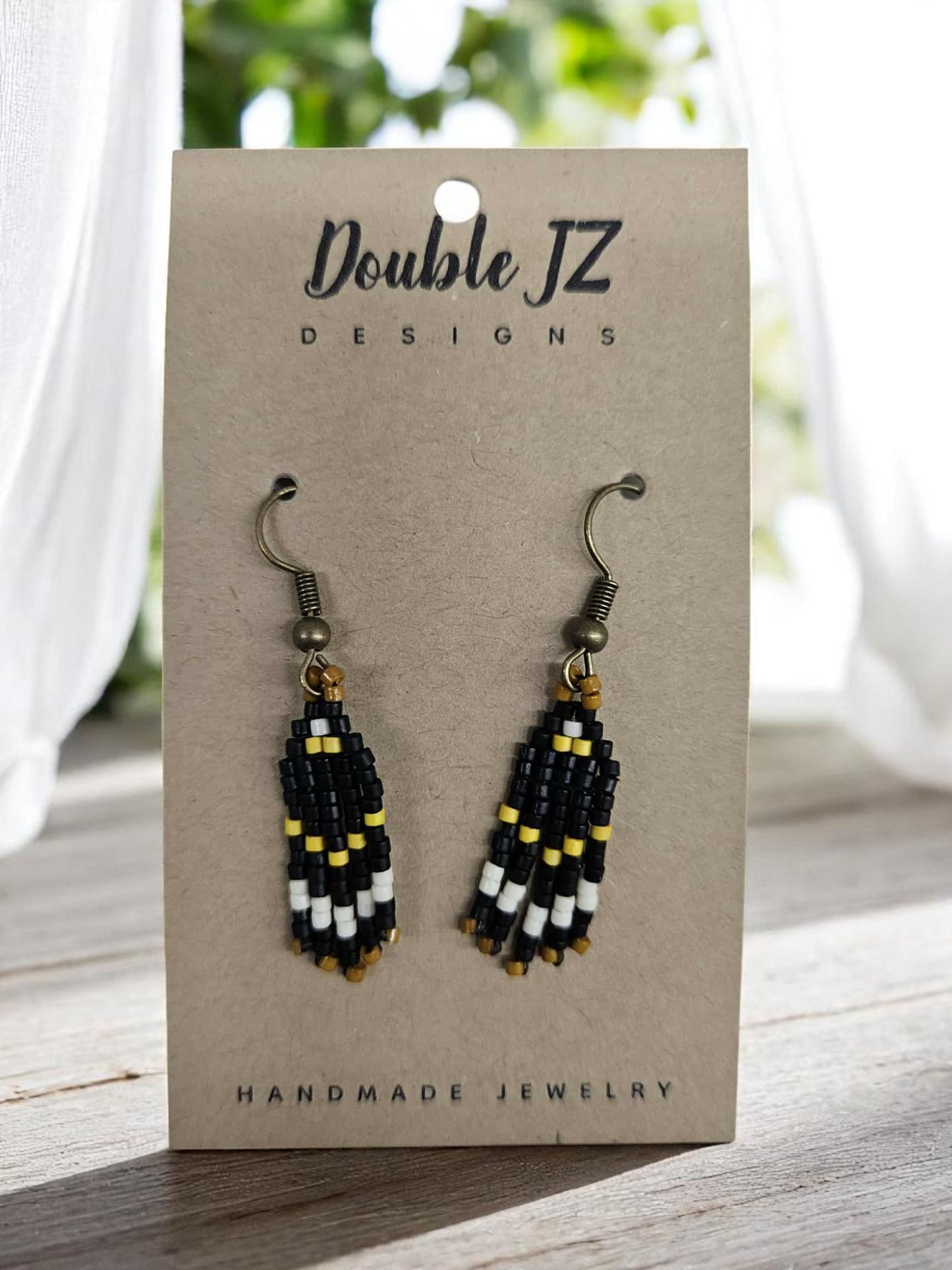 Beaded Fringe Earrings