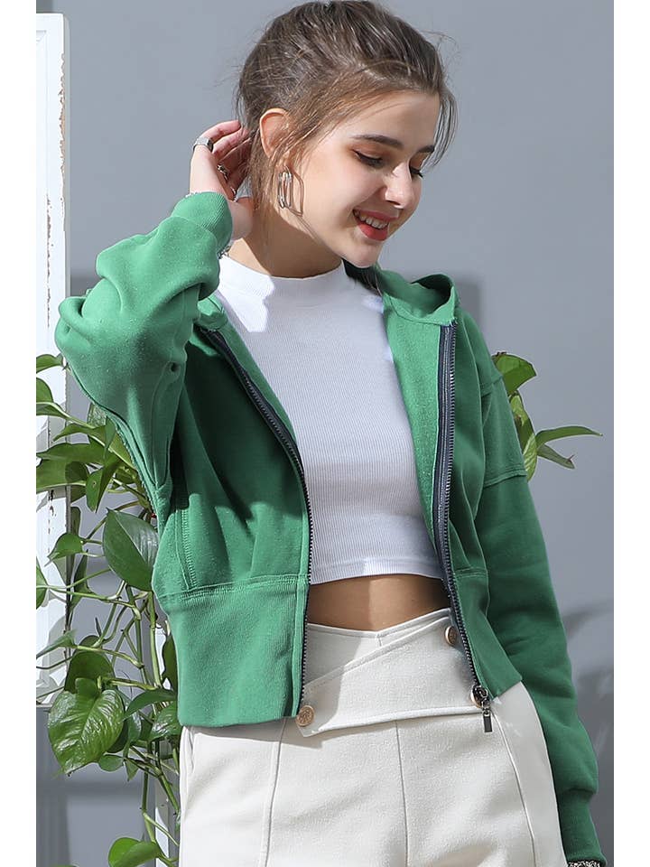 CROP HOODIE