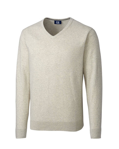 Cutter & Buck Lakemont Tri-Blend V-Neck B&T Pullover Sweater
