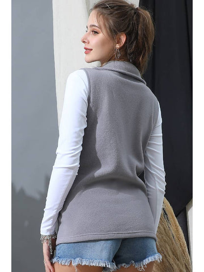 ZIP UP CASUAL VEST