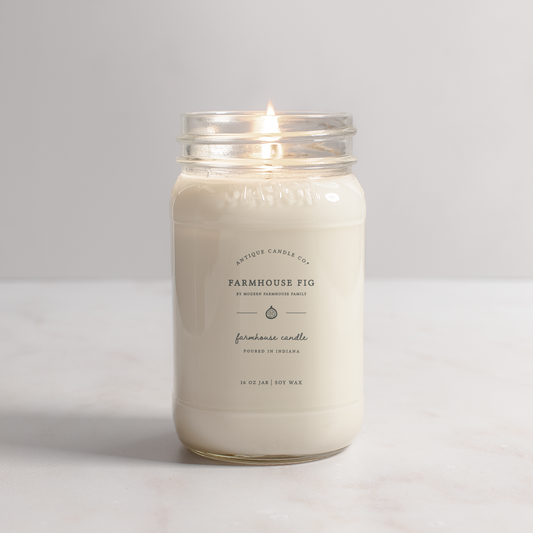 Farmhouse Fig - Soy Wax Mason Jar Candle