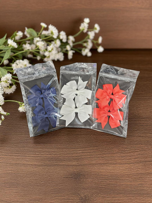 Small Ribbon Clip Bows