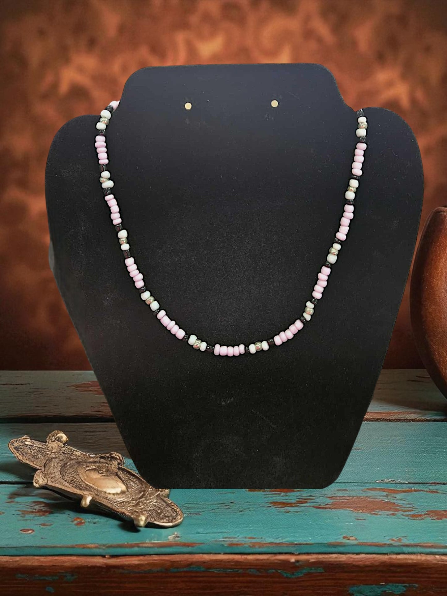 Cotton candy necklace