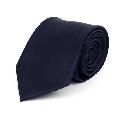 Poly Solid Satin Tie