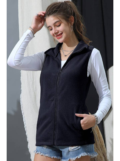 ZIP UP CASUAL VEST