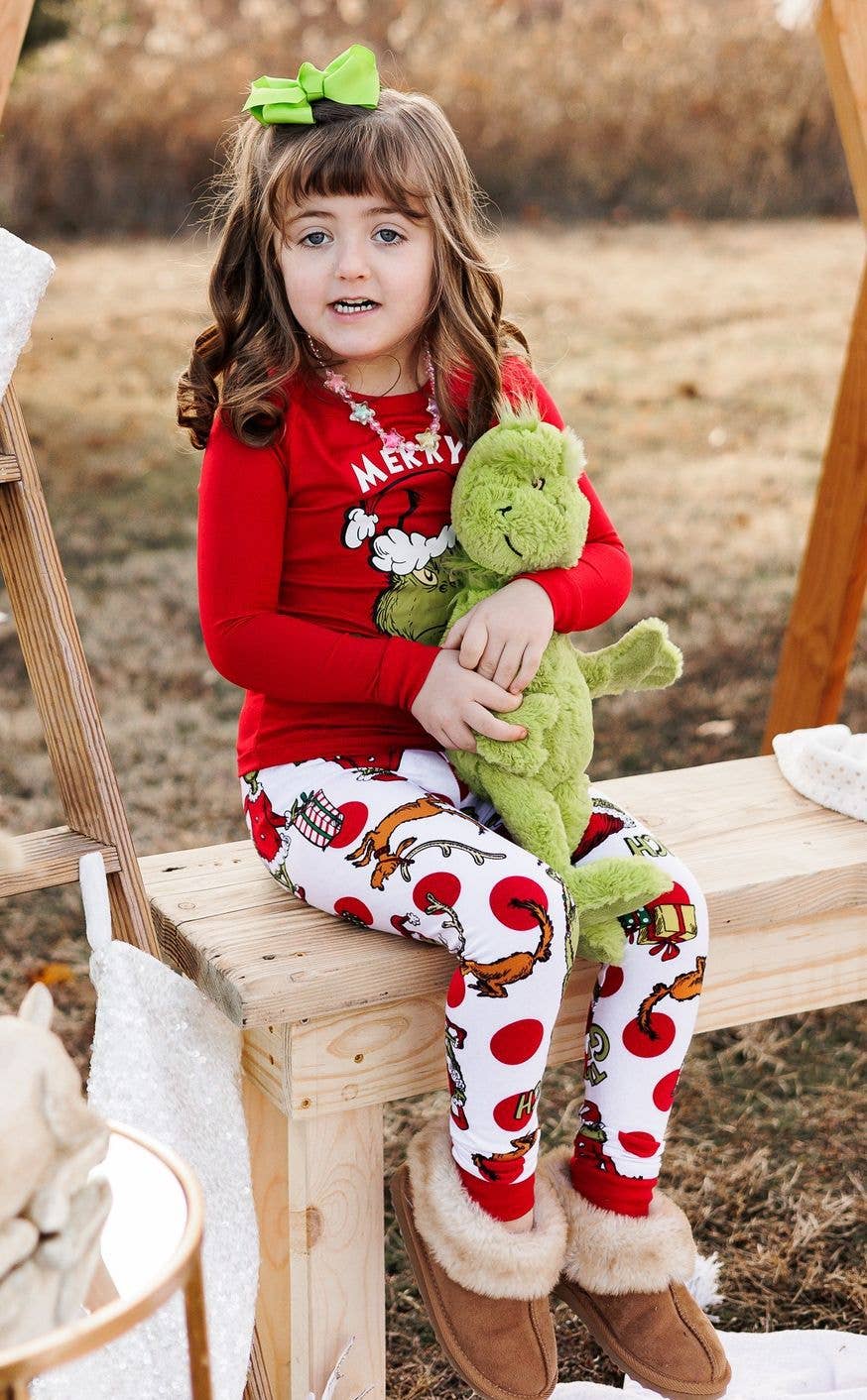 Grinch Pajama Set