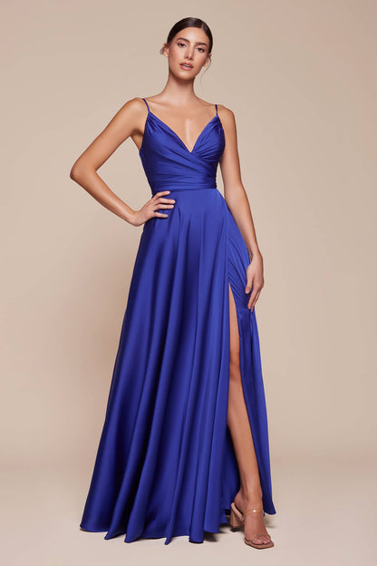 Satin A-Line Sweetheart