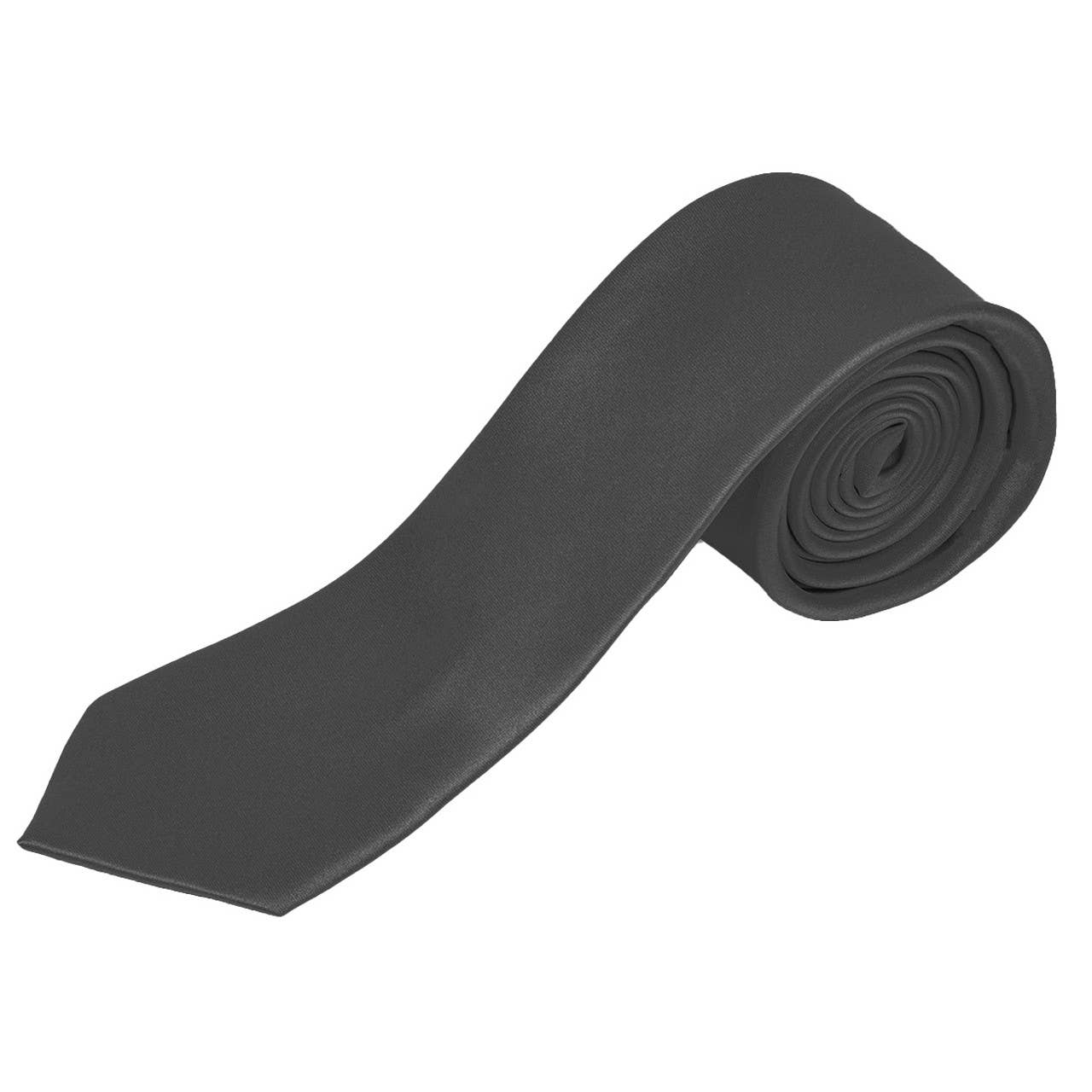 [Promotion] Poly Satin Solid 2.5" Slim Tie
