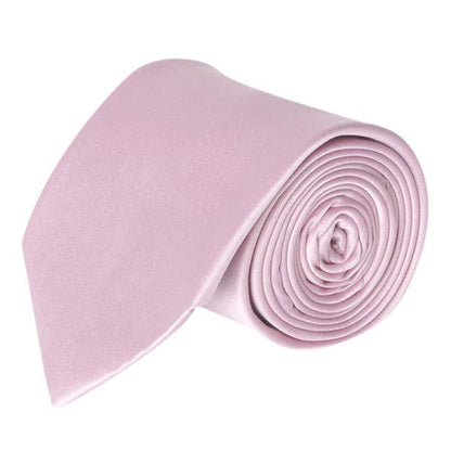 Poly Solid Satin Tie