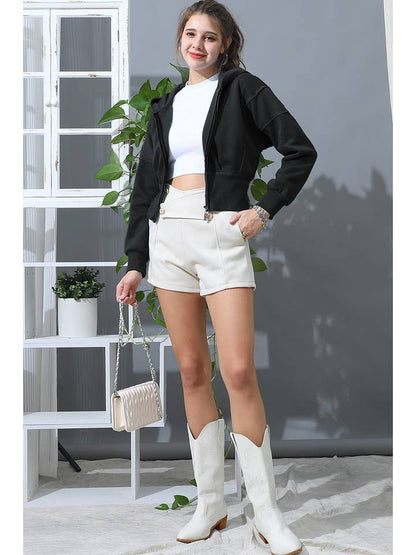 CROP HOODIE