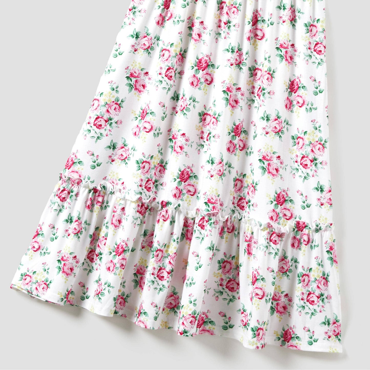 Floral Shirred Dress