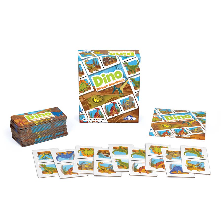 Picture Dominoes: Dino Game for Ages 3+