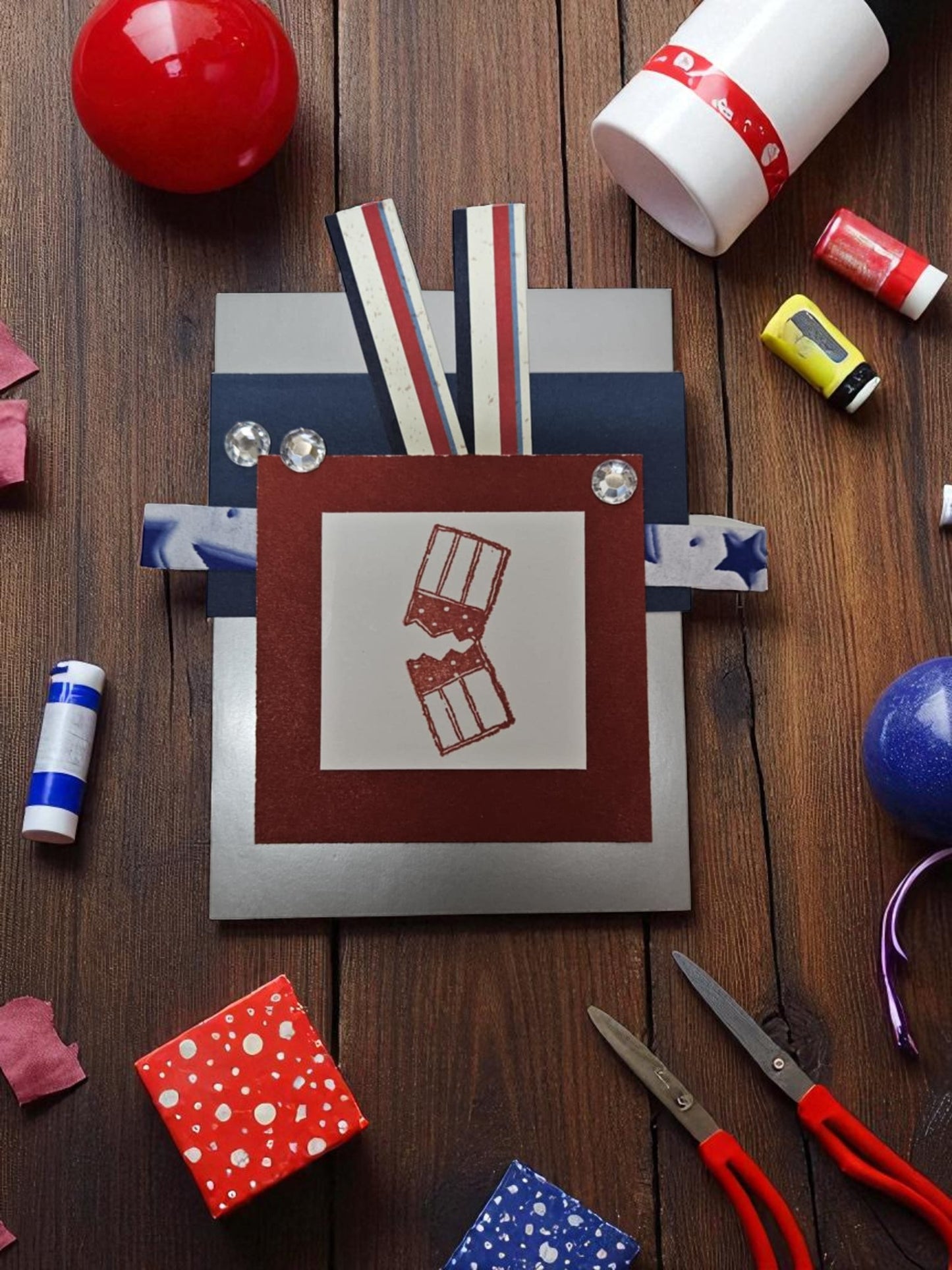 Paper embellishments for Crafts