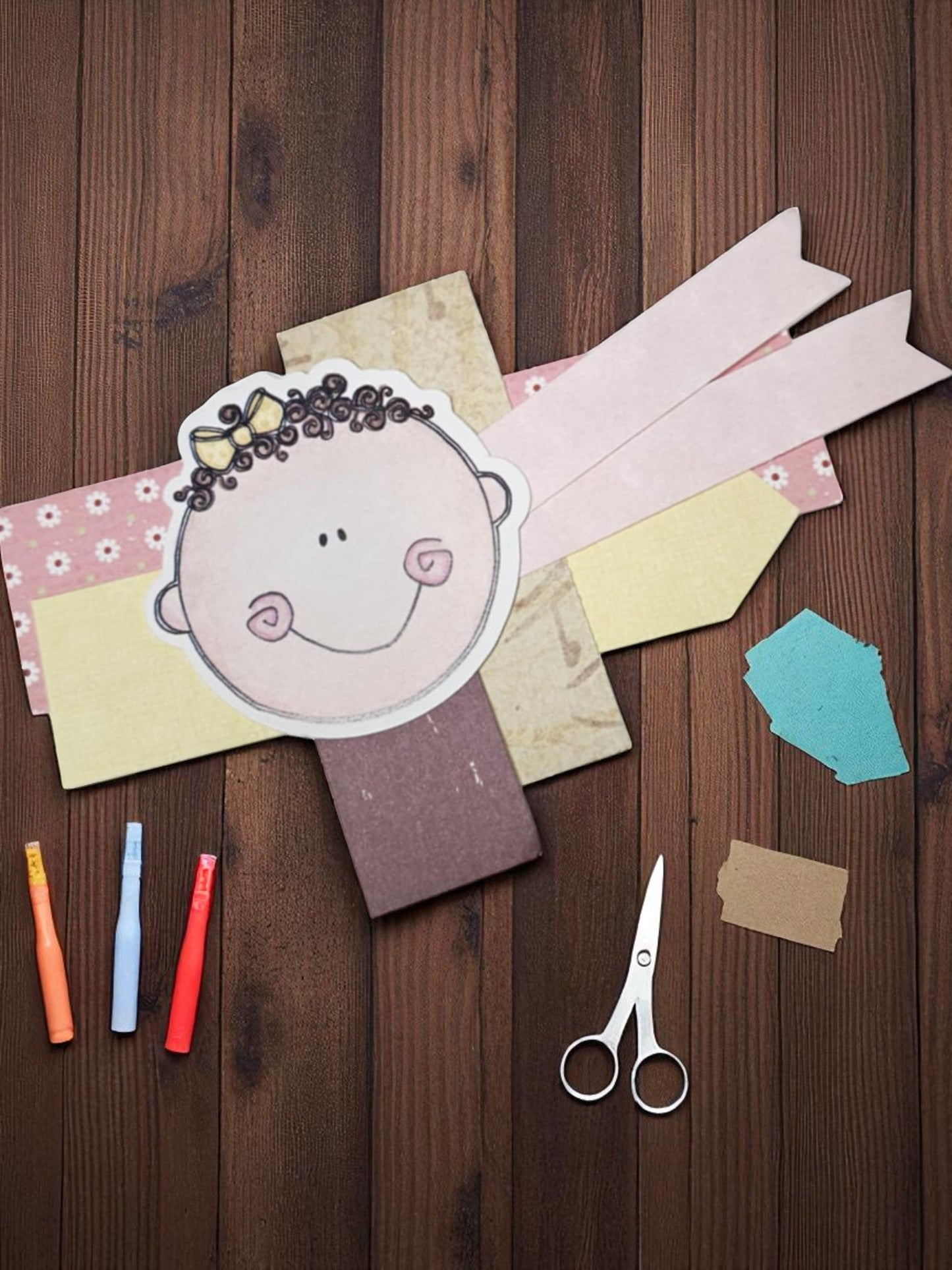 Paper embellishments for Crafts