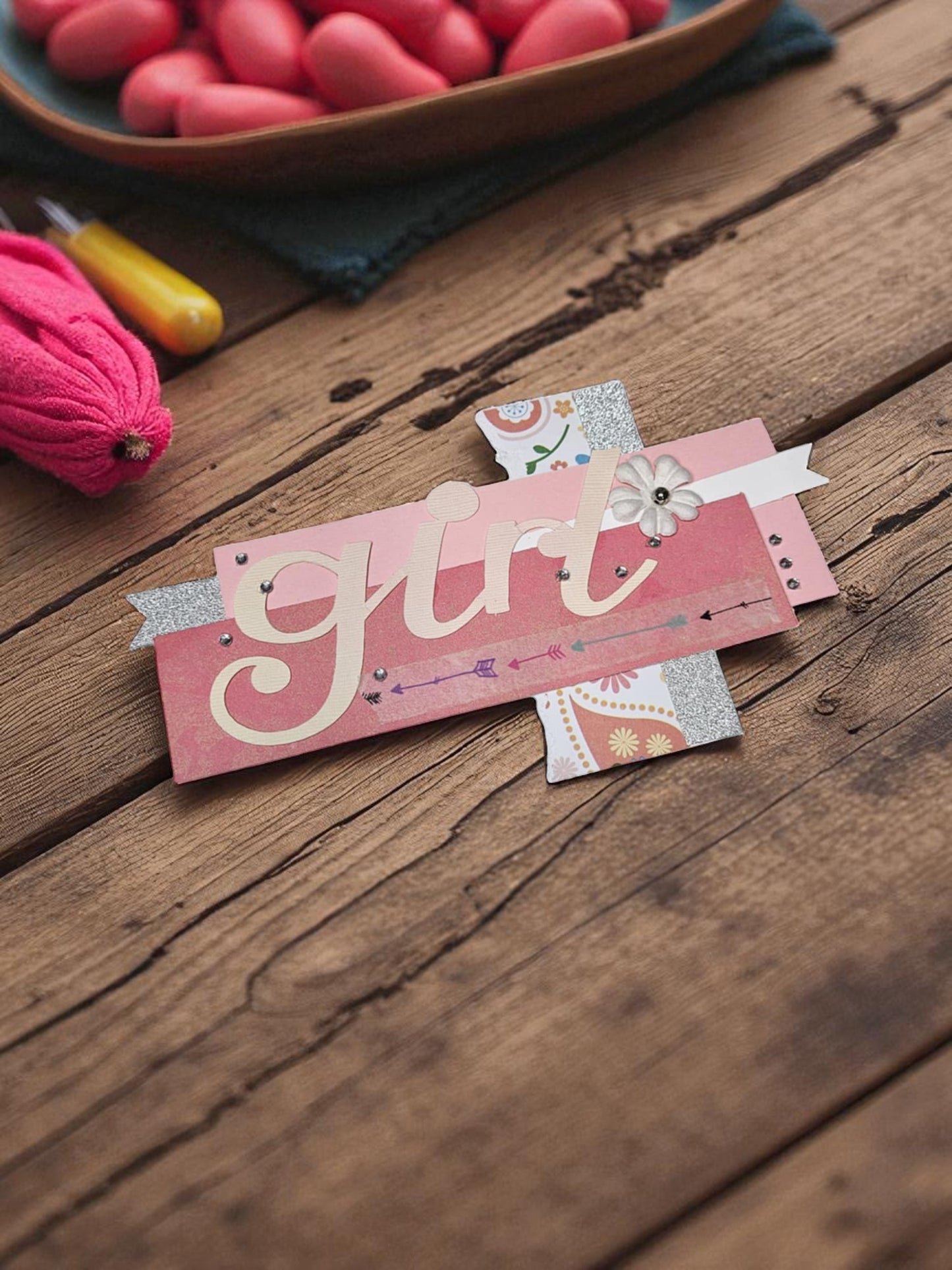 Paper embellishments for Crafts