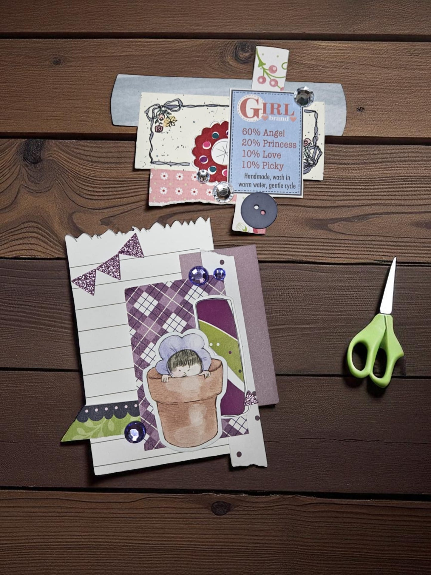 Paper embellishments for Crafts