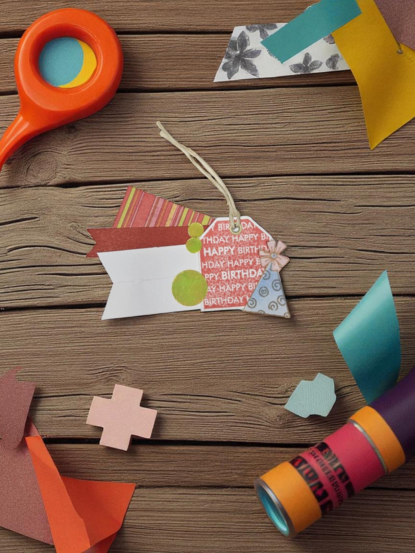 Paper embellishments for Crafts