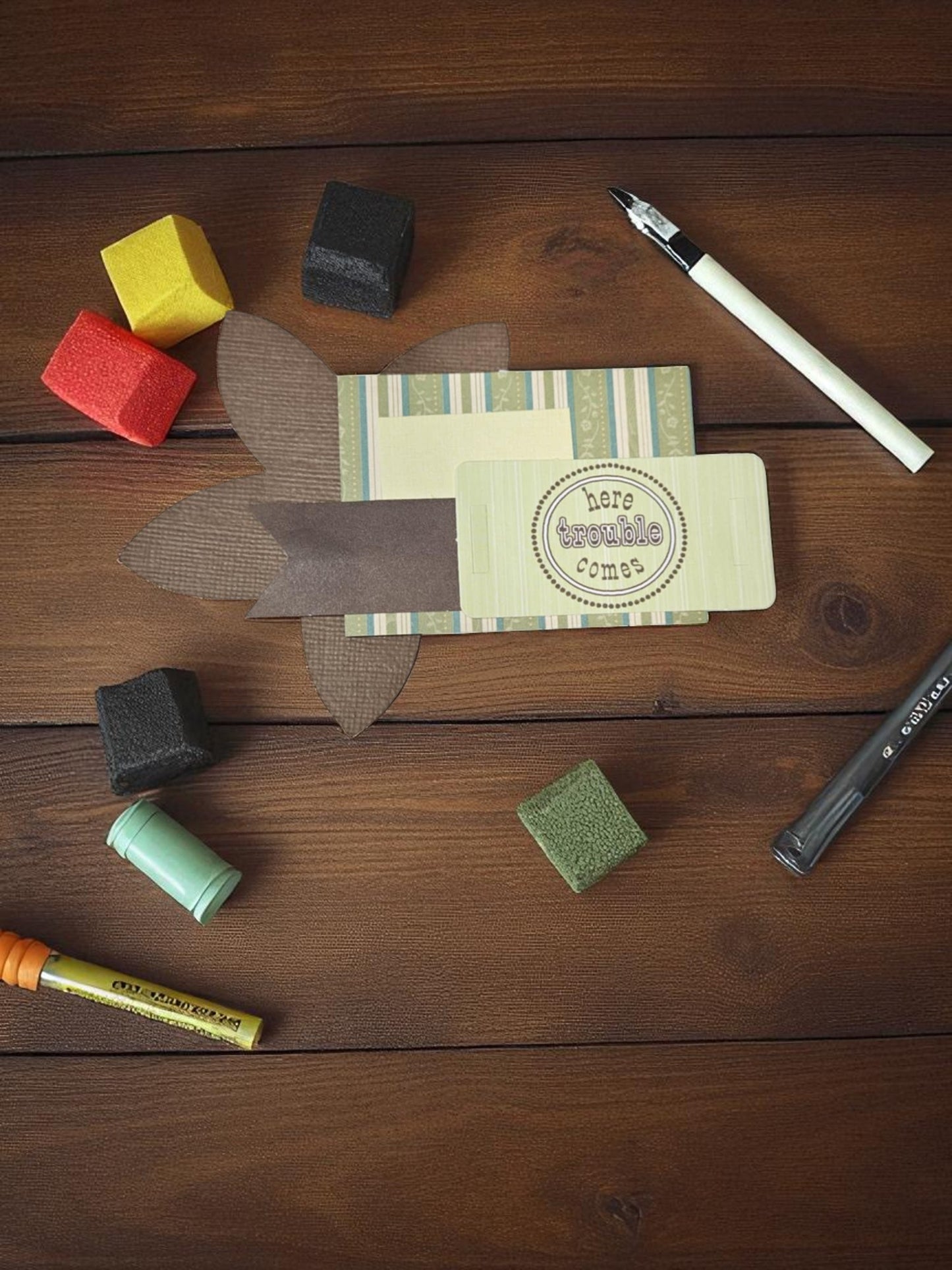 Paper embellishments for Crafts