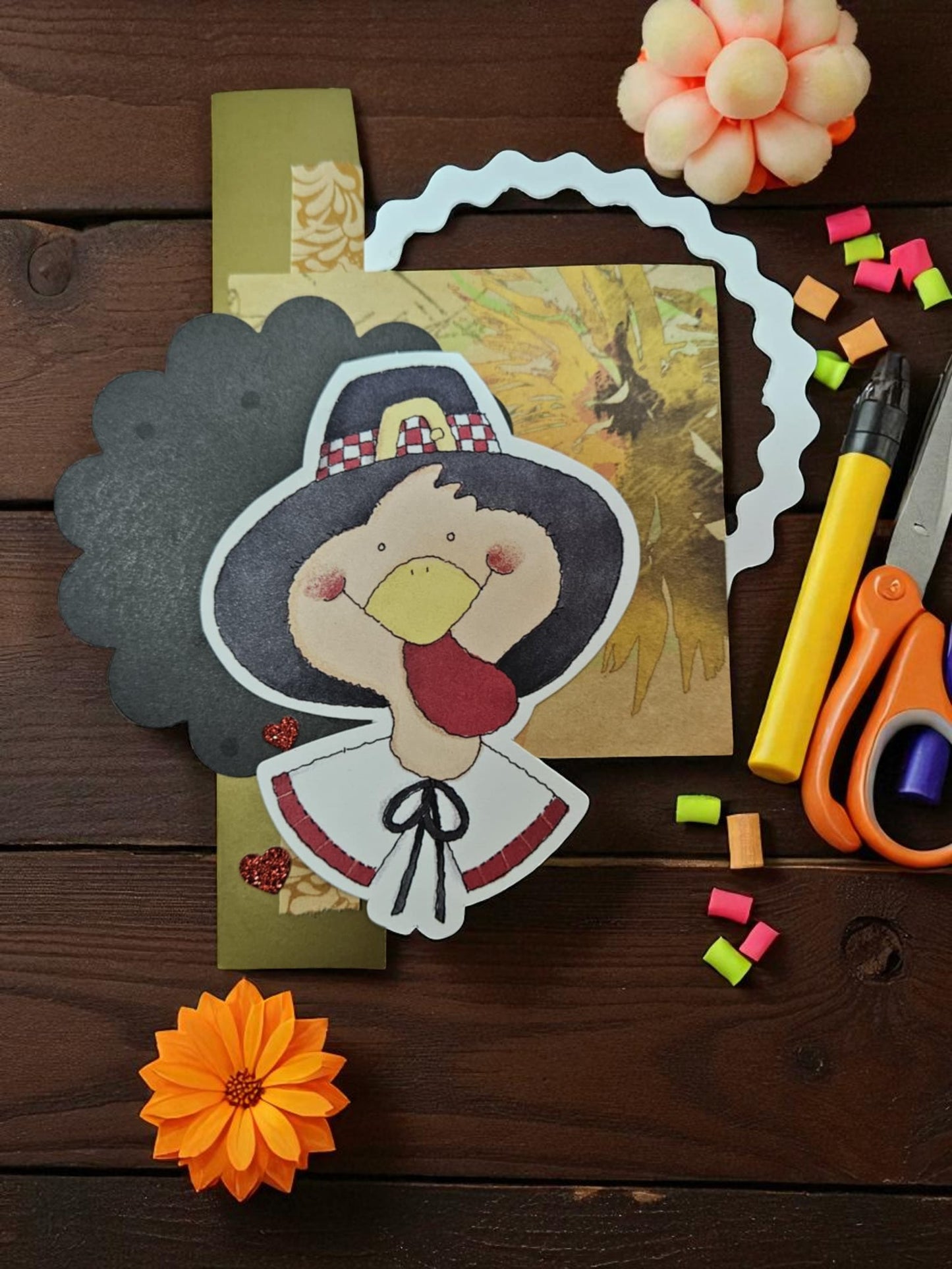 Paper embellishments for Crafts