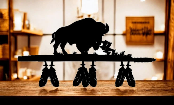 METAL Buffalo on spear