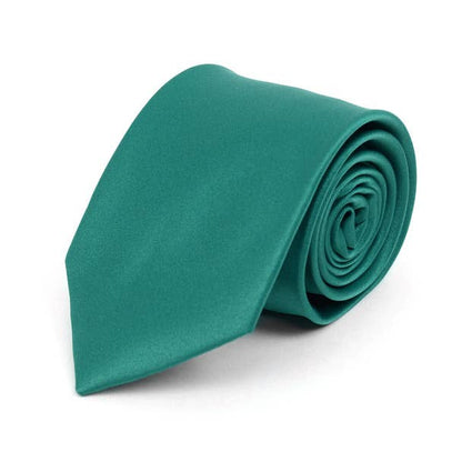 Poly Solid Satin Tie