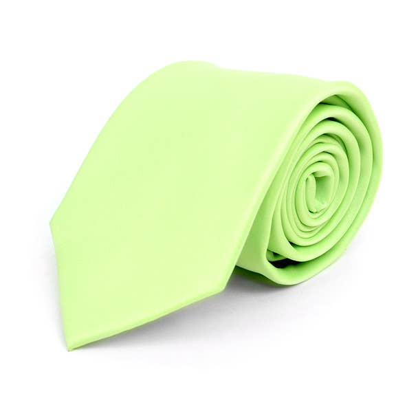 Poly Solid Satin Tie