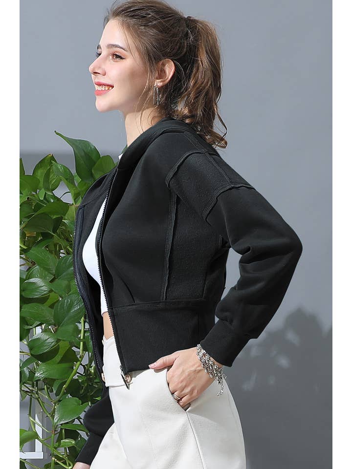 CROP HOODIE