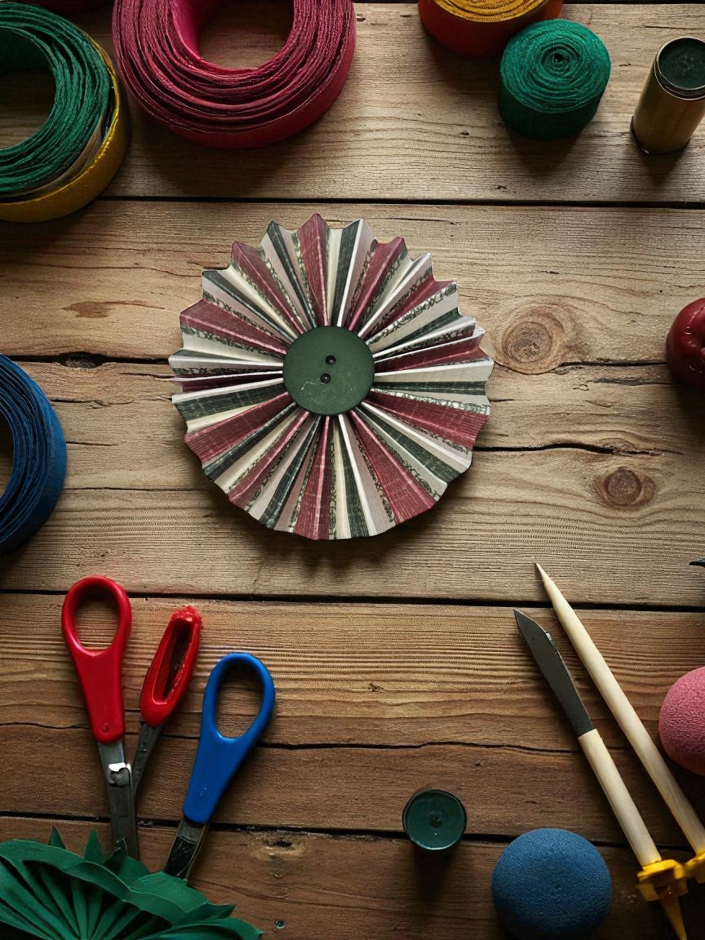 Paper embellishments for Crafts