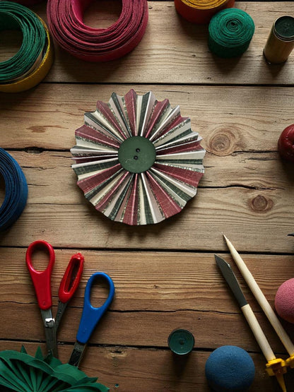 Paper embellishments for Crafts