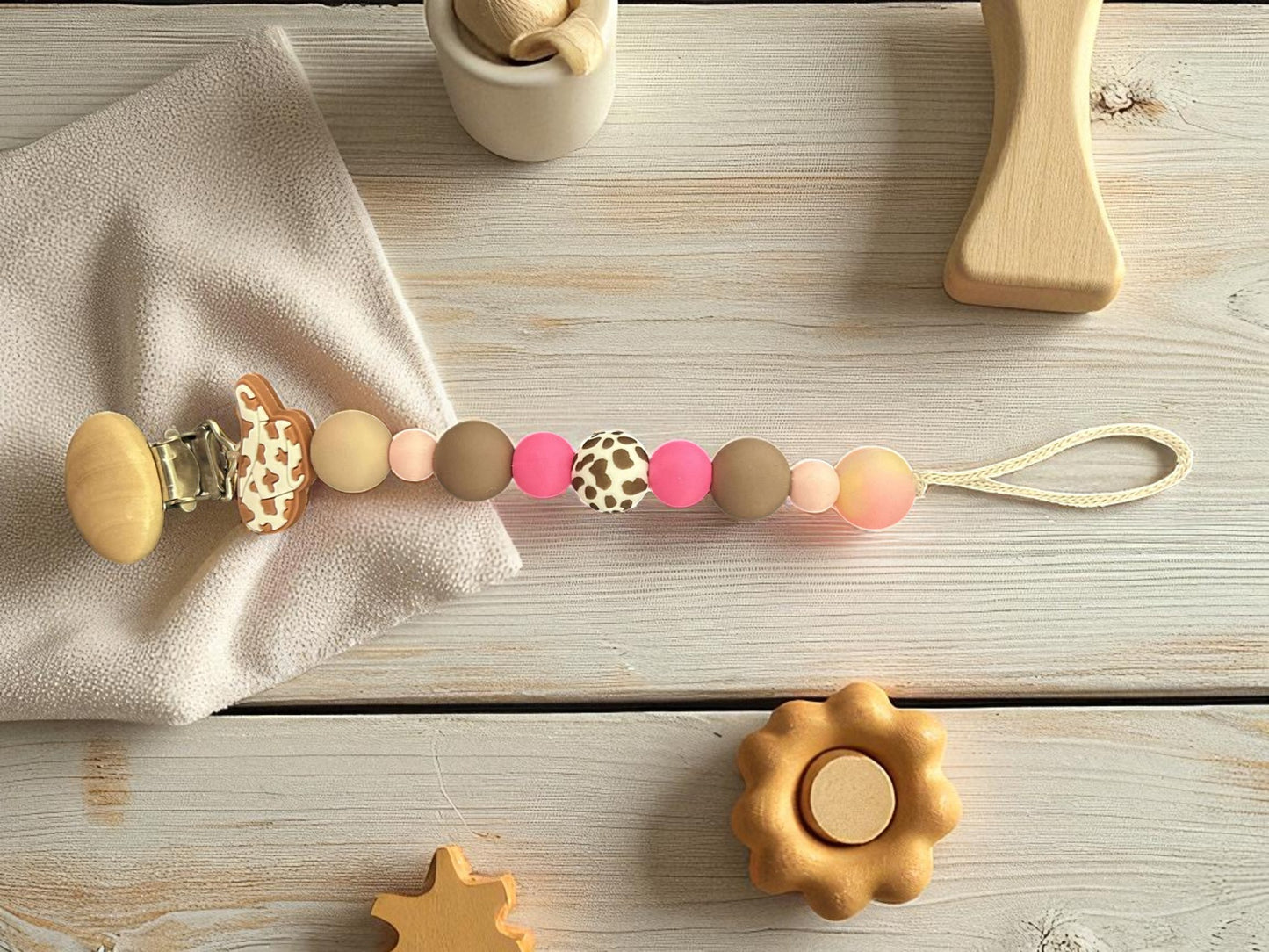 Glow in the dark Binky Clips