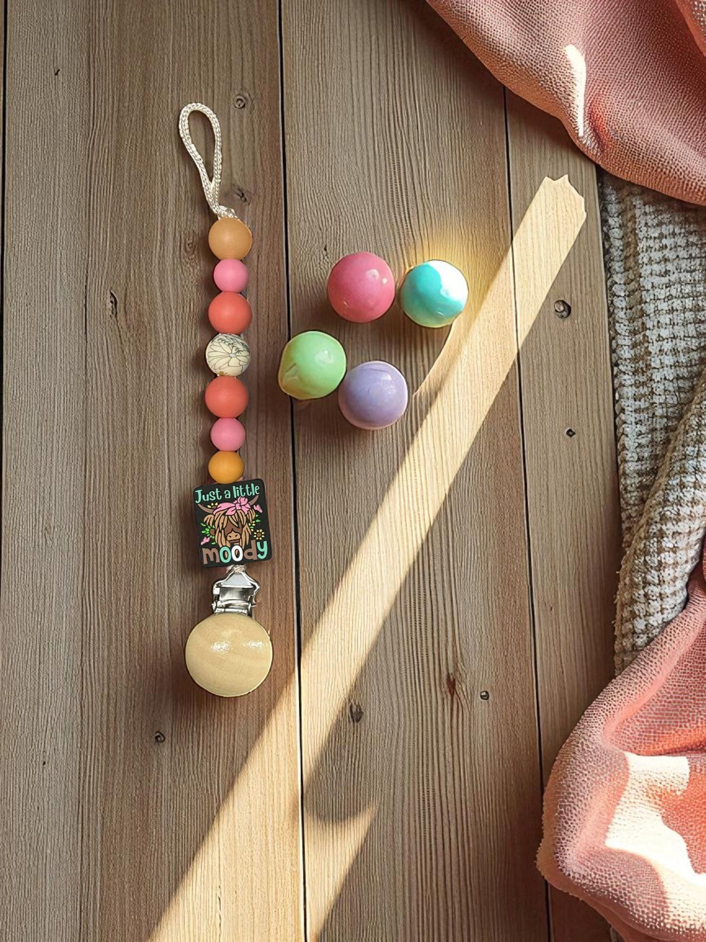 Glow in the dark Binky Clips