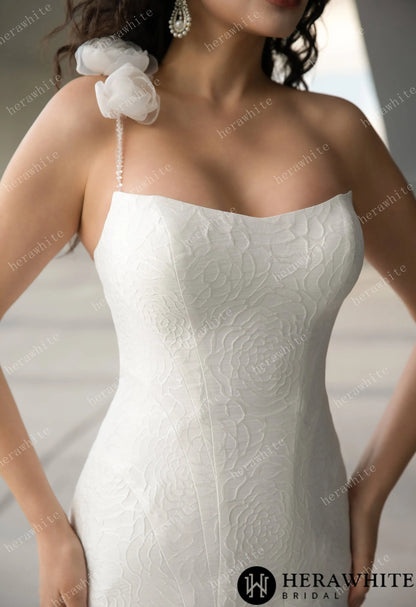 Exquisite Mermaid Wedding Gown With Chic Detachable Bow — HW3600 — image 3