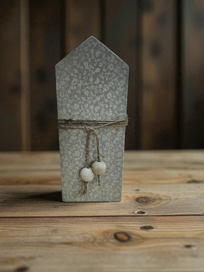 House Shaped shelf sitter Decor