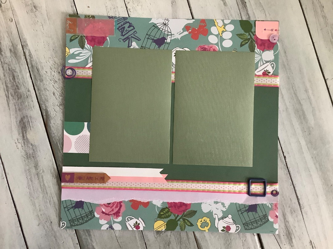 Premade Scrapbook Pages