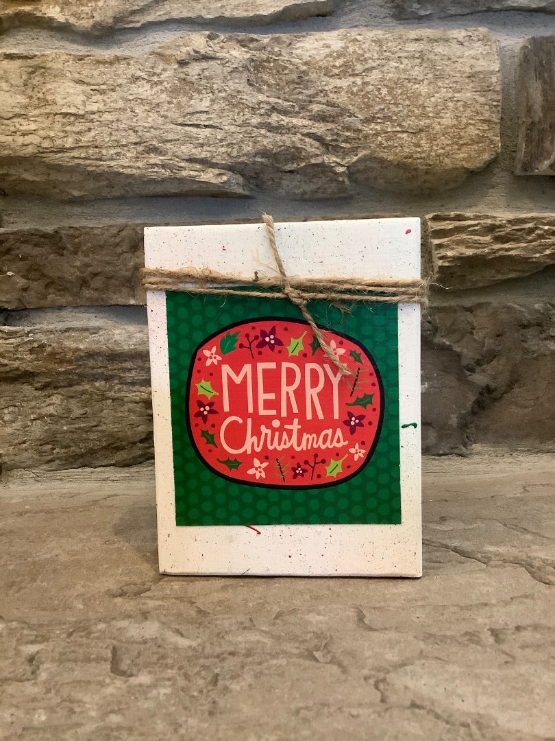 Christmas Wood/Paper