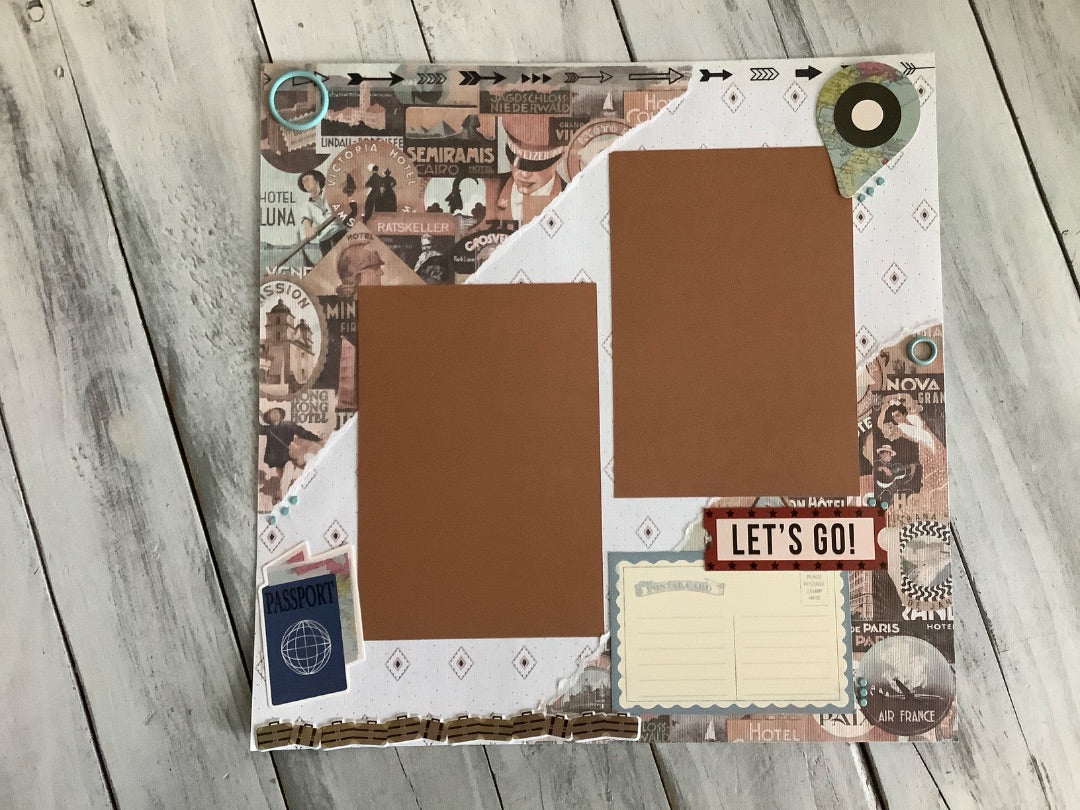 Premade Scrapbook Pages