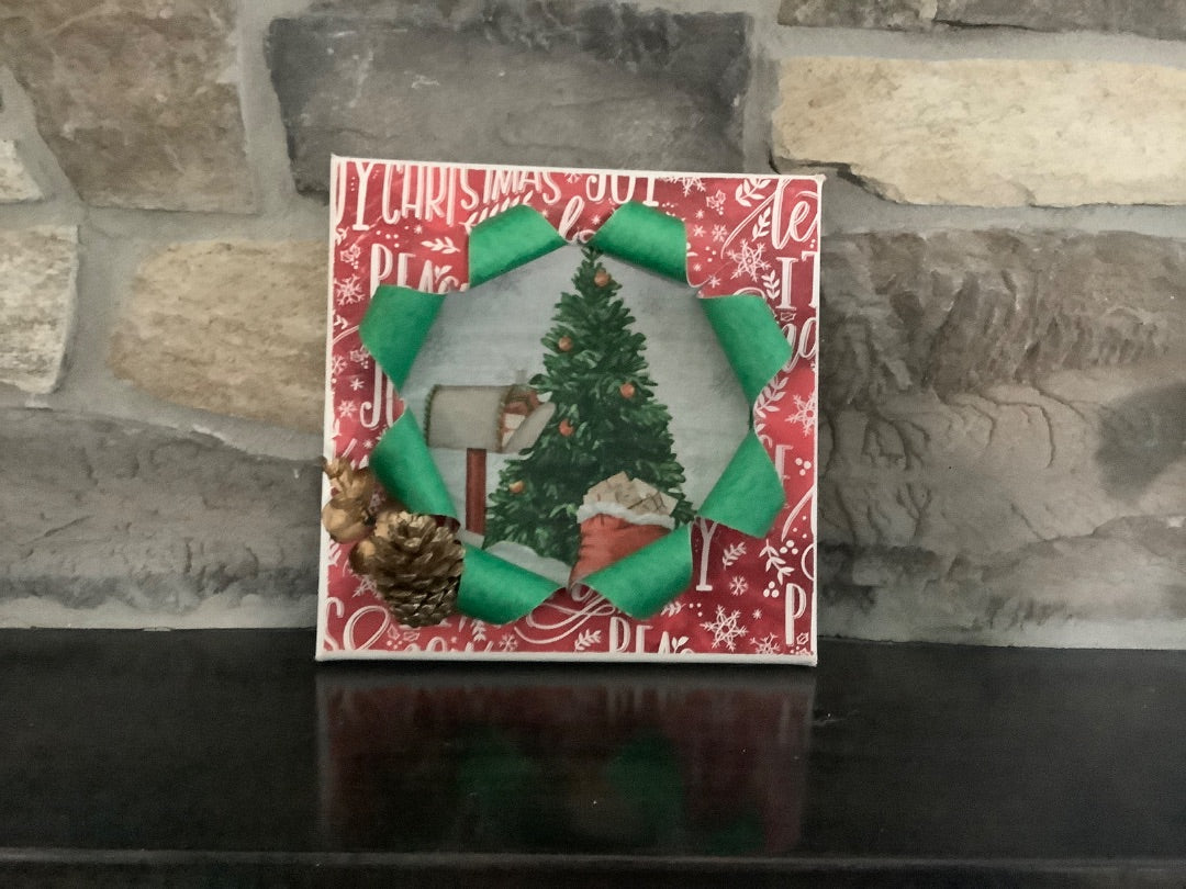 Busted Canvas Christmas