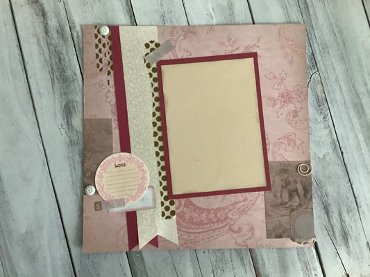 Premade Scrapbook Pages