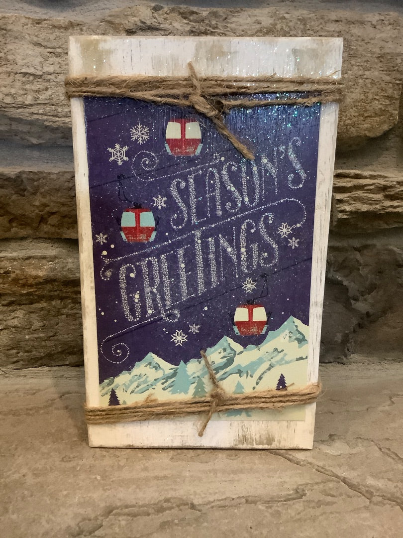 Christmas Wood/Paper