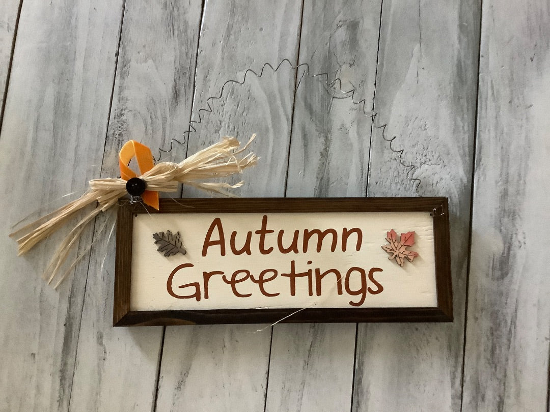 Hanging Fall Signs