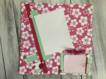 Premade Scrapbook Pages