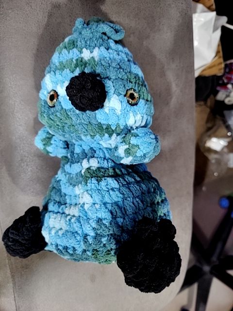 Blue  Weighted Bird, Medium