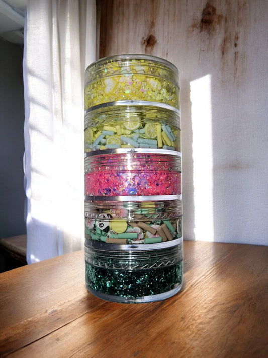 Medium set of 5 Glitters
