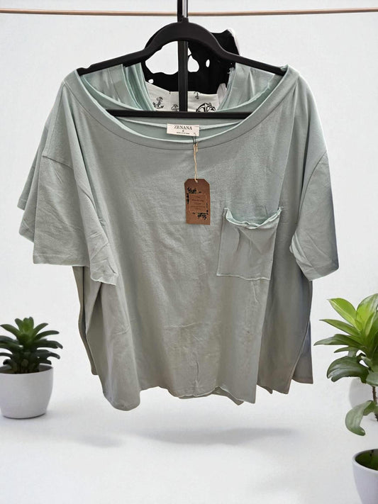 Oversized Pocket Tee