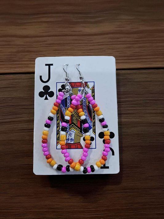 Peachy Cowgirl Earring