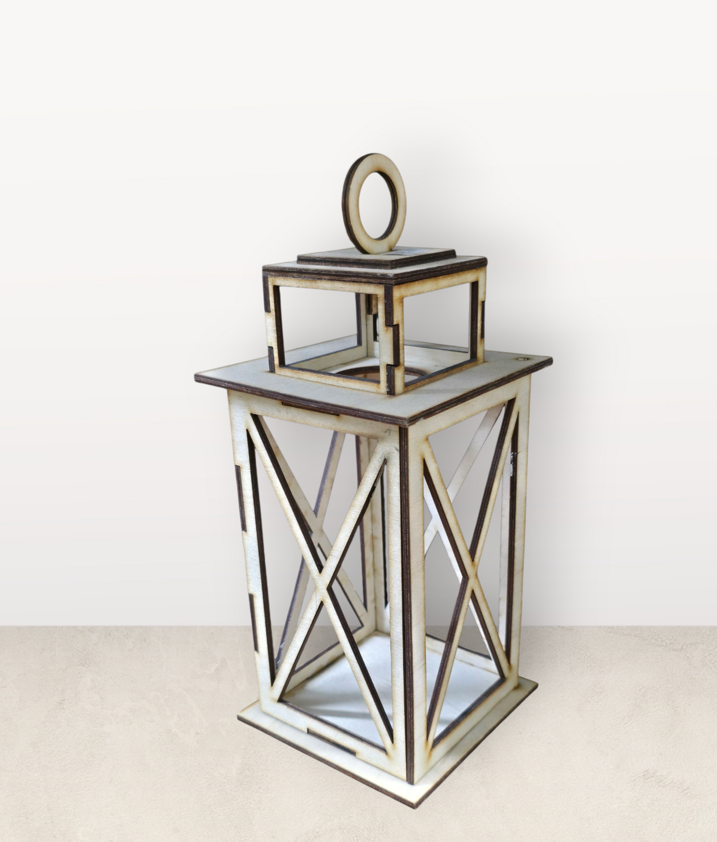 wood lantern